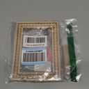 OMISHE Wood 4x6 Picture Frame with Decorative Beads for Wall Hanging or Tabletop, Boho Rustic Handcrafted 4 x 6 Frame with Shatter Resitant Plexiglass, Natural