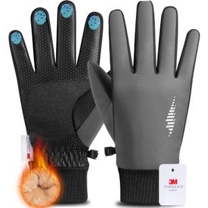 rivmount Winter Gloves 3M Warm Cold Weather Ski Snow for Men Women, Thermal Waterproof Touchscreen Windproof, Suitable for Running, Driving, Cycling, Hiking, Outdoor Sports, Daily Work