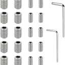 W11366418 Refrigerator Freezer Door Handle Mounting Set Screw - AM 1-5-1 - EA221008/EA230910 Compatible with Most Refrigerator Equipped with a Hexagonal Wrench for Installation, 10 Pcs