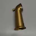 Slip On Bathtub Spout with Diverter, Extra Long 6 Inch Bathtub Spigot, Shower Spout with PTFE Tape & Hex Wrench, Fits for 1/2" IPS Threads,Brushed Gold