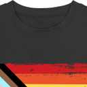 Pride Shirt Women Plus Size Human Tshirt Rainbow Graphic Tee Pride Lesbian T Shirt LGBT Equality Top (Gray, XL)