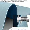 BEAUTYOVO Yoga Mat with Strap, 1/3 Inch Extra Thick Yoga Mat Double-sided Non Slip, Professional TPE Yoga Mats for Women Men, Workout Mat for Yoga, Pilates and Floor Exercises (Haze Blue & Deep Blue)