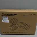 Adjustable Dumbbell Set of 2, 4 in 1 Free Weights Dumbbells Set, Hand Weights for Women at Home, 5 lb Dumbbells Set with Non-slip Comfort Handle for Home Gym Exercise Workout Training (Black)