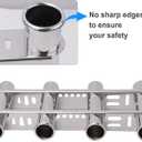Fishing Rod Holder for Boat, Vertical Wall Mounted Fishing Rod Rack, Stainless Steel Rod Holder for Marine Boat,Fishing Boat, Truck (4 Tubes Upgrade)