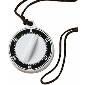 Miles Kimball Portable Neck Timer, Fridge Timer, White