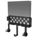 Wall Mount Bracket Compatible for PS4 Slim,PS4 Slim Wall Mount Holder with Detachable 2 Controller Holder & Headphone Hanger,Mount on The Wall or The Back of The TV