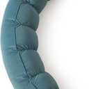Peallow(Pat. Pend) Long Round Body Pillow for Adults, Bolster Pillow for Sleeping, Soft and Supportive Pillow for Sleeping & Lumbar Support (Slate Blue,47")