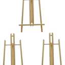 3pcs Sturdy Triangle Easel for Kids Ideal Art Stand for Painting Display Foldable for