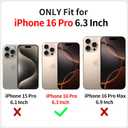 XIZYO Magnetic Case for iPhone 16 Pro Floral Rose Cute Phone Case [Compatible with Magsafe] for Women Girls Aesthetic Pattern Slim TPU Shockproof Bumper Cover, Black