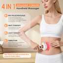 4-in-1 Body Sculpting Machine - Lymphatic Drainage Massager - Anti Cellulite Massage Tool Help Reduce Stretch Marks & Cellulite & Fat, Pain Relife Devices for Body (Belly, Legs, Arms, Butt, Low Back)