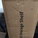 EAGMAK 4 Tier Over The Toilet Storage Rack, Bathroom Organizers and Storage Over Toilet with Adjustable Shelf and Basket, Above Toilet Storage Bathroom Cabinet for Small Space (Black)