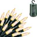 Christmas Light, 100 LED Battery Operated Christmas Lights with Timer for Indoor Outdoor Wreath Wedding Party Garden Home Decor, Waterproof, Warm White 39.5FT