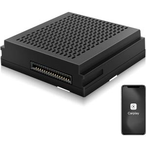 CARabc Wireless Carplay Fit for Apple Carplay&Android Auto, Fit for Mercedes Benz A/B/C/E/CLA/GLA/GLK/ML/SLD with NTG4.5 System - Bluetooth, Mirror Link, Siri Voice, USB, DVR and Camera Input Etc