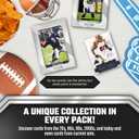 100 Assorted Football Cards Football Trading Card Packs Variety from 1970s to Present + 2 Memorabilia Cards (Jersey or Autograph Football Cards) Sports Trading Cards from Trusted Brands, 2.75 x 2.5 x 0.1 inches