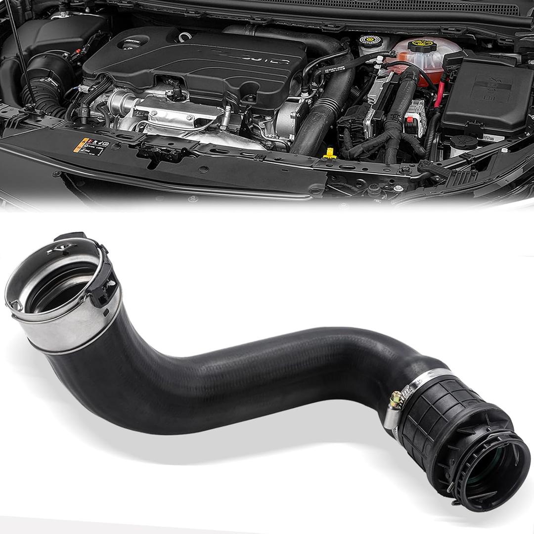 Turbo Intake Hose Intercooler Compatible with Chevy Vehicle Cruze 2016 2017 2018 2019 L4 1.4L Turbocharger Intercooler Hose Replace# 13374646, 42626074, 667-308