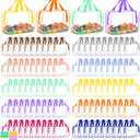 100 Packs Extra Large Toy Storage Bags with Zipper, Clear Toy Organizer Bag, 8.66 x 11.81 x 3.93 inches