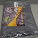 FLATO Waterproof Under Sink Mat 34" x 22" Shelf Liner for Kitchen and Bathroom, Cabinet Protector, Organizers and Storage, Flexible Silicone Drip Tray (Dark Gray)