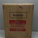 Kemier Makeup Train Case - Cosmetic Organizer Box Makeup Case with Lights and Mirror/Makeup Case with Customized Dividers/Large Makeup Artist Organizer Kit (Rose Gold)