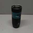 REDUCE Aspen 20 oz Vacuum Insulated Glass Tumbler with Lid & Extra Wide Straw - Keeps Drinks Cold for 12 Hrs - Ideal for Iced Coffee, Smoothies & Boba - Dishwasher Safe, Soft Base - Phantom