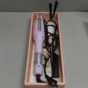 Professional Automatic Hair Curling Iron, 4 Temperature Settings, Ceramic Rotating Wand with Negative Ion Technology Travel Size 110V-240V(Purple)