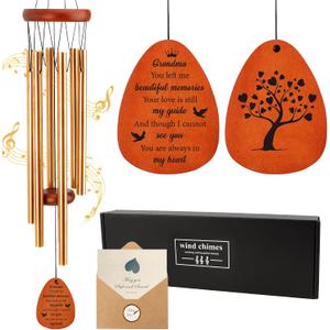 Memorial Gifts for Loss of Grandma Wind Chimes Nana Mothers Day Memorial Gifts for Grave Nanny Lost Loved Ones Memory Gift for Grandma Grandmother Gift for Granny Memorials Day Christmas