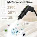 Steam Cleaner, 3 Level Adjustable Pressurized Steam Cleaner for Home, 15s Heat-Up Handheld Steamer for Cleaning, 1.9 Qt Tank Portable Steam Cleaner for Car, Home, Tile, Grout