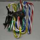 Anordsem Solar Christmas Decorations Outdoor: 21" Candy Cane Stake Lights 12 Pack - Waterproof LED 8 Colorful Lighting Models for Pathway Yard Garden Xmas Decor - 2026 New Year Gifts for Homeowners (Multicolor)