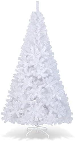 7Ft-Artificial-PVC-Christmas-Tree-W-Stand-Holiday-Season-Indoor-Outdoor-White 7Ft-Artificial-PVC-Christmas-Tree-W-Stand-Holiday-Season-Indoor-Outdoor-White