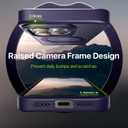 QTlier case for iPhone 16pro, 360 Rotatable Ring Stand, Raised Camera Frame, Shockproof Purple