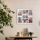 Picture Frame Collage 5x7 Photos Display - 7 Openings Photo Collage White Picture Frame Wall Decor Frames for Wedding Anniversary, Christmas Day,Wall Mountable Vertically or Horizontally