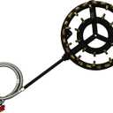 COOKAMP Propane Jet Burner with 44 Brass Tips - Perfect for Camping, Turkey Frying, and More with Stove Buddy JB-44LP(Propane Gas 44 Tips & Regulator)