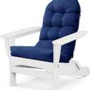 Adirondack Chair Cushion, Thick Indoor/Outdoor Rocking Chair Cushion with High Elasticity PP Cotton Water-Resistant Patio Furniture Cushions High Back Seat Pads for Porch Yard Lawn Chairs 44x19x4