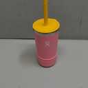 Hydro Flask Kids 12 Oz Tumbler with Lid and Straw for School - Insulated Stainless Steel in Dahlia Pink