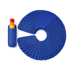 LemonRoad 50 Pcs Ice Pop Sleeves Reusable Frozen Bags Freeze Sleeve Colorful Ice Sleeves Holder Bag Reusable Yogurt Tubes For Summer Party Kitchen Home No Drip (Blue