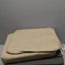 AddGrace Square Chair Cushions for Dining Chairs 4 Pack Non Slip Seat Cushions for Kitchen Chairs Indoor Thick Dining Room Chair Pads with Ties and Removable Cover 16'' x 16'' x 2'' (Beige)