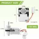 AMI PARTS Upgrade W10464673 Refrigerator Evaporator Fan Motor Fit for Whirl-Pool May-tag Replace 3020513, WPW10464673, AP6021839, PS11755167, PS7320664