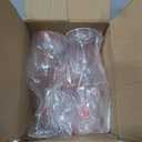 16-ounce Unbreakable Wine Glasses-Acrylic Plastic Stem Wine Glasses, set of 6-All Purpose,Red or White Wine Glass,Dishwasher Safe,BPA Free (Clear, Small)