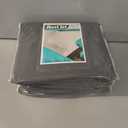 RUVANTI King Size Sheets Set, Brushed Microfiber Sheets 4 Pieces (1 Fitted Sheet, 1 Flat Sheet, 2 Pillowcases), with 15-inch Deep Pockets, Lightweight & Compfy Premium Hotel Bedding, Dark Grey