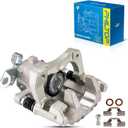PHILTOP 19B2575 Rear Left Disc Brake Caliper Assembly Fit for Volkswagen Audi for 2001-2004 Jetta, 2000-2006 TT Quattro 2005 Jetta, 2000 Jetta 1.8L, Rear left Driver Side