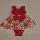 Baby Girl Clothes Newborn Romper Dress Infant Lace Ruffle Sleeveless Summer Outfits with Headband 0-12 Months