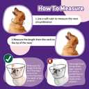 Dog Cone Collar Soft Cone for Medium Dogs After Surgery Adjustable Elizabethan Collar for Dogs to Stop Licking Wounds, Biting Stitches Professional Pet Recovery Cones E-Collar for Dog (Purple, M)