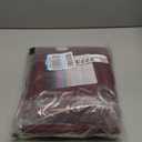 ChrisDowa Blackout Curtains 90 Inches Long 2 Panels Set for Living Room, Grommet Thermal Insulated Room Darkening Curtains for Bedroom (Burgundy Red, 52 x 90 Inch)