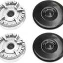 4Pcs 2.17" Oven Gas Hob Burner Crown Flame Cap Cover Replacement for Sabaf Gas Stoves Gas Range Flame Spreaders