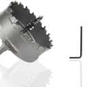 Metal Steel Hole Saw Drill Bit 3.5"/89mm Cutting Dia Carbide Steel Tooth Hole Saw Cutter