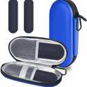 MOSLA Insulin Cooler Travel Case for Diabetic Organize Medication Insulated Cooling Bag with 2 Ice Packs for Insulin Pens and Other Diabetic Supplies (Blue)