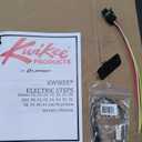 Kwikee 25 Series Triple 12V Electric RV Step Assembly, 8" Rise, 300 lbs. Heavy-Gauge Steel, Logic Control Unit, Power Switch Kit, Anti-Slip Steps, Travel Trailers, 5th Wheels, Campers - 3658373