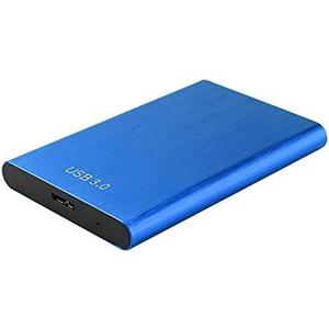 Electronics Video Games Replacement Parts Accessories 2.5 inch USB3.0 SATA Hard Disk Enclosure Box Aluminum Alloy Screw-Free Tool-Free Structure for 7mm 9.5 mm 2.5 inch SATA - (Color: Blue)