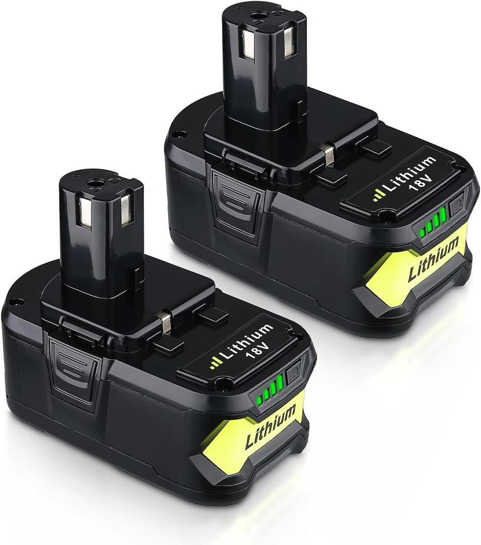 VANON Replacement for Ryobi 18V Battery 7.0Ah Lithium ion 18 Volt Batteries Replacement for Ryobi 18V Cordless Tools P108 P107 P105 P104 P103 2Pack