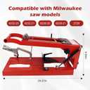 Portable Band Saw Stand compatible with Milwaukee 6232, 6238, 2729 Portable Band Saws