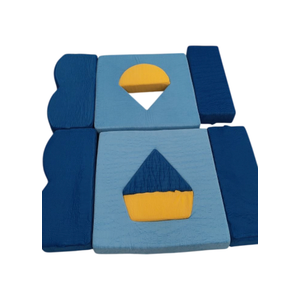 Soft Foam Blocks - Colorful Building Block Set - Foam Bricks for Sensory Play - Develop Fine Motor Skills